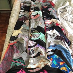 Huge bundle/lot of lularoe randy shirts. 46 shirts